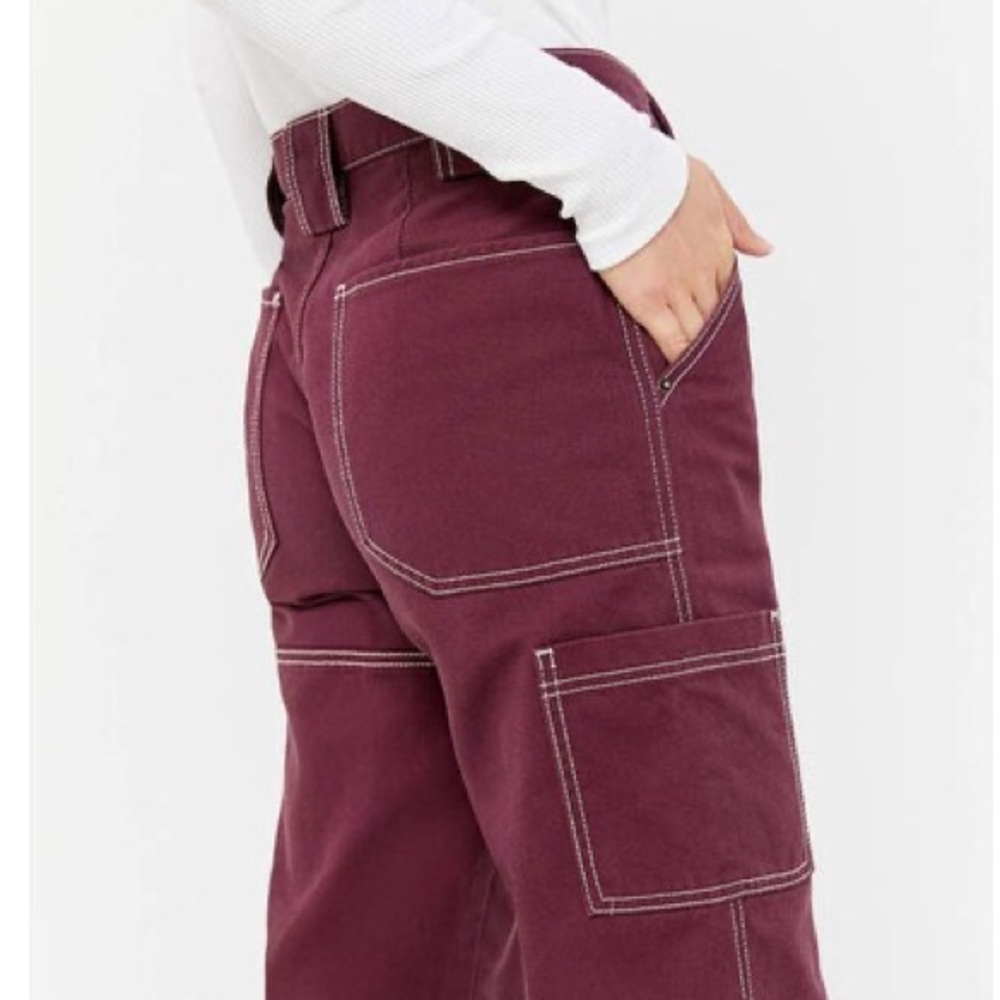 BDG urban outfitters brown-red cargo pants